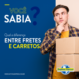 Qual a diferença entre fretes e carretos. 