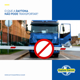 O que a Daytona não pode transportar?