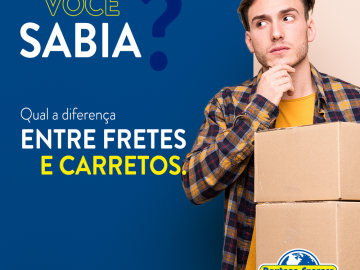 Qual a diferença entre fretes e carretos. 