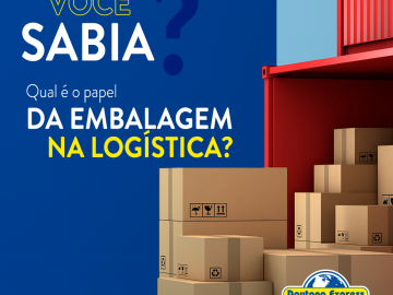 Qual é o papel da embalagem na logística? 